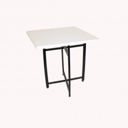 Nevada Werzalit Kare ESB Mutfak Masası 80X80 - Beyaz