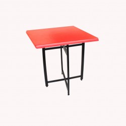 Nevada Werzalit Kare ESB Mutfak Masası 80X80 - Kırmızı