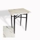 Plaza (Werzalit, Allzalit Tabla) Kare ESB Mutfak Masası 80X80 - Afyon Mermer