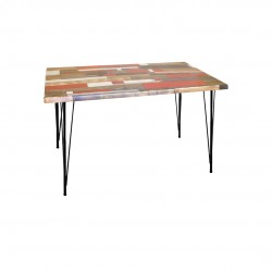 Premıum Werzalit Mutfak Masası 70x120 - Red Wood Premıum Werzalit Mutfak Masası 70x120 - Red Wood