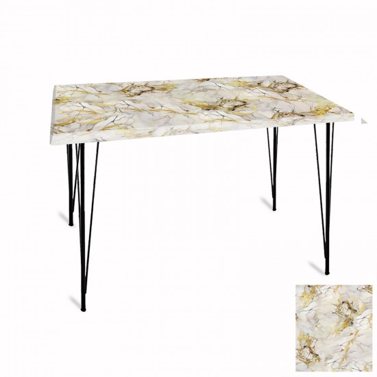 Premıum Mutfak Masası 70x120 ESB (Werzalit, Wermodin ve Allzalit Tabla) - Gold Premıum Mutfak Masası 70x120 ESB (Werzalit, Wermodin ve Allzalit Tabla) - Gold