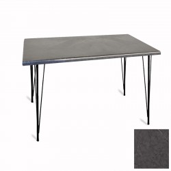 Premıum Mutfak Masası 70x120 ESB (Werzalit, Wermodin ve Allzalit Tabla) - Grey Marble Premıum Mutfak Masası 70x120 ESB (Werzalit, Wermodin ve Allzalit Tabla) - Grey Marble