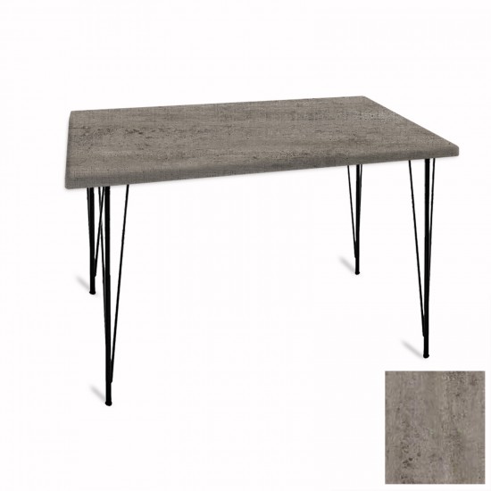 Premıum Mutfak Masası 70x120 ESB (Werzalit, Wermodin ve Allzalit Tabla) - Kahve Oxid Premıum Mutfak Masası 70x120 ESB (Werzalit, Wermodin ve Allzalit Tabla) - Kahve Oxid