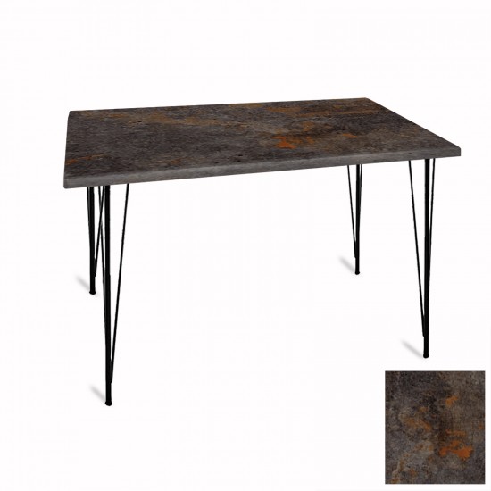 Premıum Mutfak Masası 70x120 ESB (Werzalit, Wermodin ve Allzalit Tabla) - Metalic Oxid 3 Premıum Mutfak Masası 70x120 ESB (Werzalit, Wermodin ve Allzalit Tabla) - Metalic Oxid 3