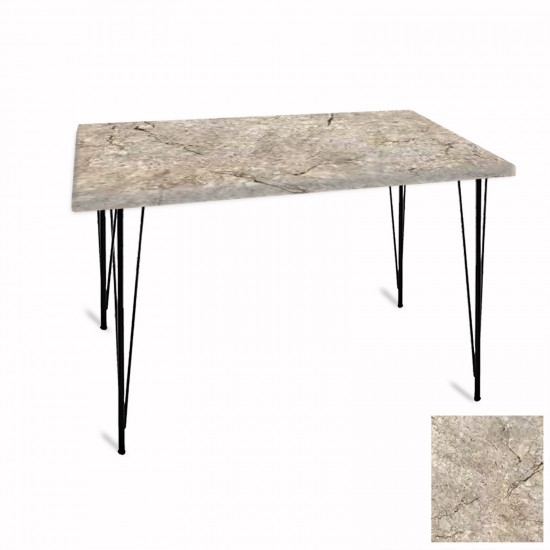 Premıum Mutfak Masası 70x120 ESB (Werzalit, Wermodin ve Allzalit Tabla) - Scala Marble