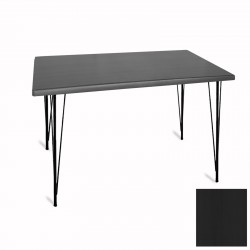 Premıum Mutfak Masası 70x120 ESB (Werzalit, Wermodin ve Allzalit Tabla) - Siyah Premıum Mutfak Masası 70x120 ESB (Werzalit, Wermodin ve Allzalit Tabla) - Siyah