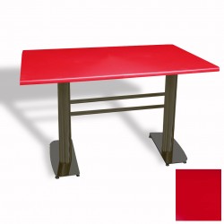 Tokyo Masa ESB (Werzalit, Allzalit yada Wermodin Tabla 70x120) - Kırmızı