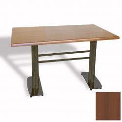 Tokyo Masa ESB (Werzalit, Allzalit yada Wermodin Tabla 70x120) - Koyu Ahşap