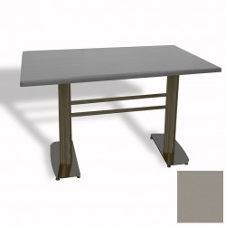 Tokyo Masa ESB (Werzalit, Allzalit yada Wermodin Tabla 70x120) - Koyu Gri