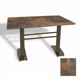 Tokyo Masa ESB (Werzalit, Allzalit yada Wermodin Tabla 70x120) - Metalic Oxid 1