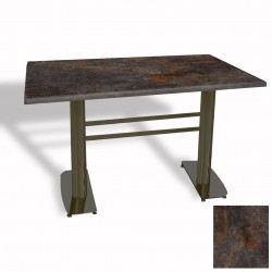 Tokyo Masa ESB (Werzalit, Allzalit yada Wermodin Tabla 70x120) - Metalic Oxid 3