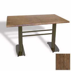 Tokyo Masa ESB (Werzalit, Allzalit yada Wermodin Tabla 80x120) - Rustic Dark