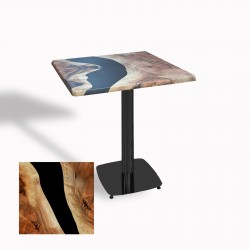 Tokyo Kare Masa (ESB) 80x80 cm - (Werzalit, Wermodin ve Allzalit Tabla) - Epoxy