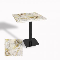 Tokyo Kare Masa (ESB) 80x80 cm - (Werzalit, Wermodin ve Allzalit Tabla) - Gold