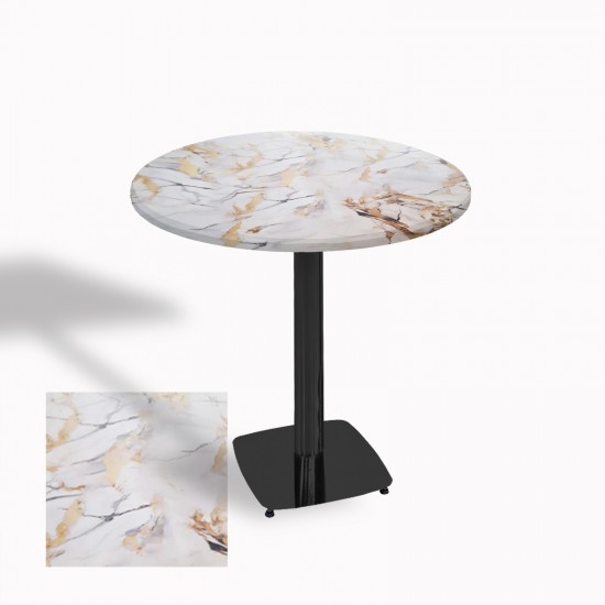 Tokyo Yuvarlak Masa (ESB) Çap 90cm - (Werzalit, Wermodin ve Allzalit Tabla) - Gold Tokyo Yuvarlak Masa (ESB) Çap 90cm - (Werzalit, Wermodin ve Allzalit Tabla) - Gold