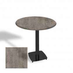 Tokyo Werzalit Yuvarlak Masa 90 cm (ESB) - Kahve Oxid