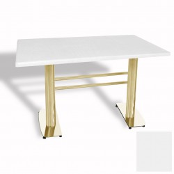 Tokyo Masa Gold (Werzalit, Allzalit yada Wermodin Tabla 80x120) - Beyaz