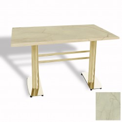 Tokyo Masa Gold (Werzalit, Allzalit yada Wermodin Tabla 80x120) - Golden Marble