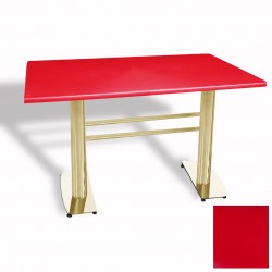 Tokyo Masa Gold (Werzalit, Allzalit yada Wermodin Tabla 70x120) - Kırmızı