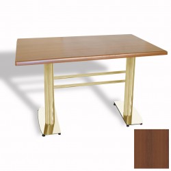 Tokyo Masa Gold (Werzalit, Allzalit yada Wermodin Tabla 70x120) - Koyu Ahşap