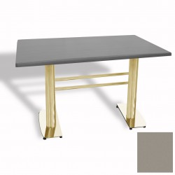 Tokyo Masa Gold (Werzalit, Allzalit yada Wermodin Tabla 70x120) - Koyu Gri