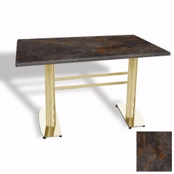 Tokyo Masa Gold (Werzalit, Allzalit yada Wermodin Tabla 70x120) - Metalic Oxid 3