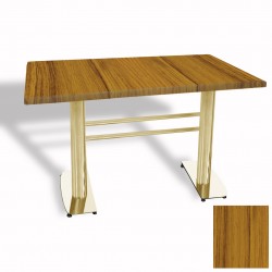 Tokyo Masa Gold (Werzalit, Allzalit yada Wermodin Tabla 70x120) - Real Teak