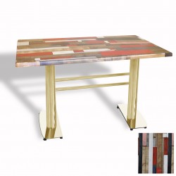 Tokyo Masa Gold (Werzalit, Allzalit yada Wermodin Tabla 70x120) - Redwood