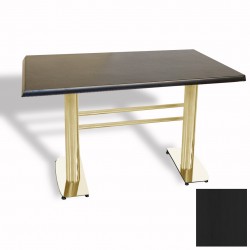 Tokyo Masa Gold (Werzalit, Allzalit yada Wermodin Tabla 70x120) - Siyah