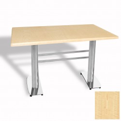 Tokyo Masa Kromnikel  (Werzalit, Allzalit yada Wermodin Tabla 80x140) - Akçaağaç