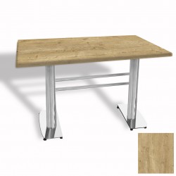 Tokyo Masa Kromnikel  (Werzalit, Allzalit yada Wermodin Tabla 80x140) - Avalon Pine