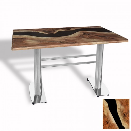 Tokyo Masa Kromnikel (Werzalit, Allzalit yada Wermodin Tabla 70x120) - Epoxy