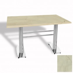 Tokyo Masa Kromnikel  (Werzalit, Allzalit yada Wermodin Tabla 80x140) - Golden Marble