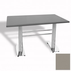 Tokyo Masa Kromnikel  (Werzalit, Allzalit yada Wermodin Tabla 80x140) - Koyu Gri