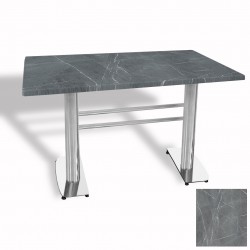 Tokyo Masa Kromnikel  (Werzalit, Allzalit yada Wermodin Tabla 80x140) - Light Temperado