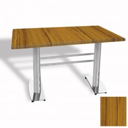 Tokyo Masa Kromnikel  (Werzalit, Allzalit yada Wermodin Tabla 80x140) - Real Teak