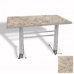 Tokyo Masa Kromnikel  (Werzalit, Allzalit yada Wermodin Tabla 80x120) - Scala Marble