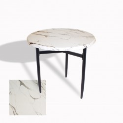 Venedik Masa Yuvarlak Çap 70 ESB (Werzalit, Wermodin veya Allzalit Tabla) - Afyon Mermer