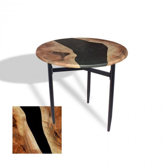 Venedik Masa Yuvarlak Çap 70 ESB (Werzalit, Wermodin veya Allzalit Tabla) - Epoxy Venedik Masa Yuvarlak Çap 70 ESB (Werzalit, Wermodin veya Allzalit Tabla) - Epoxy