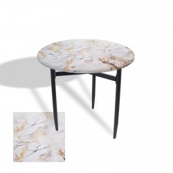 Venedik Masa Yuvarlak Çap 80 ESB (Werzalit, Wermodin veya Allzalit Tabla) - Gold