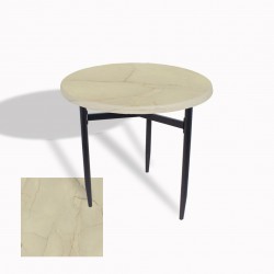 Venedik Masa Yuvarlak Çap 80 ESB (Werzalit, Wermodin veya Allzalit Tabla) - Golden Marble