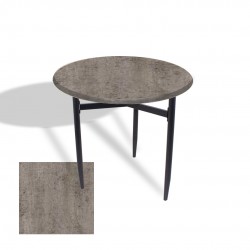 Venedik Masa Yuvarlak Çap 70 ESB (Werzalit, Wermodin veya Allzalit Tabla) - Kahve Oxid