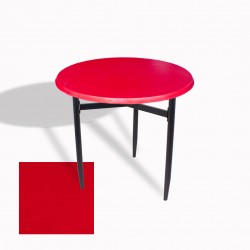 Venedik Masa Yuvarlak Çap 70 ESB (Werzalit, Wermodin veya Allzalit Tabla) - Kırmızı