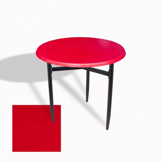 Venedik Masa Yuvarlak Çap 70 ESB (Werzalit, Wermodin veya Allzalit Tabla) - Kırmızı Venedik Masa Yuvarlak Çap 70 ESB (Werzalit, Wermodin veya Allzalit Tabla) - Kırmızı