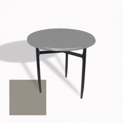 Venedik Masa Yuvarlak Çap 80 ESB (Werzalit, Wermodin veya Allzalit Tabla) - Koyu Gri