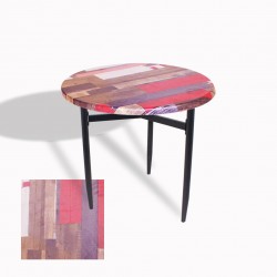 Venedik Masa Yuvarlak Çap 70 ESB (Werzalit, Wermodin veya Allzalit Tabla) - Redwood