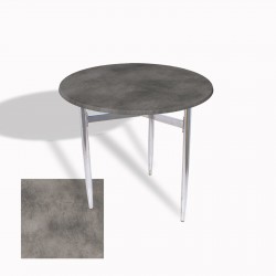 Venedik Masa Yuvarlak Çap 80 Kromnikel (Werzalit, Wermodin veya Allzalit Tabla) - Copperfield