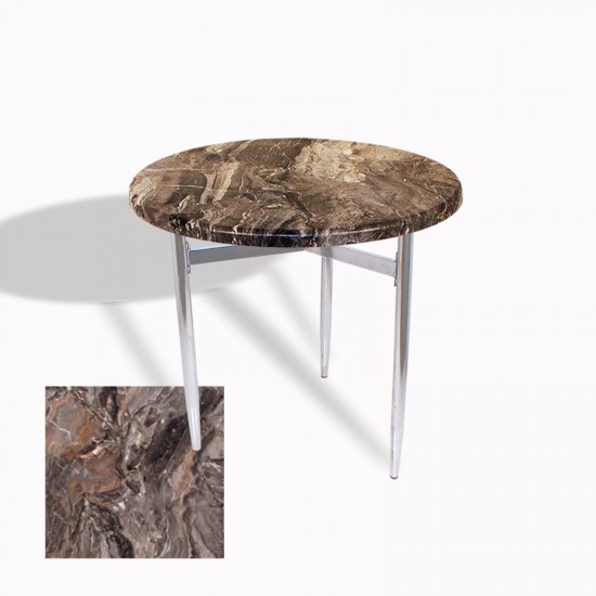 Venedik Masa Yuvarlak Çap 80 kromnikel (Werzalit, Wermodin veya Allzalit Tabla) - Sydney Venedik Masa Yuvarlak Çap 80 kromnikel (Werzalit, Wermodin veya Allzalit Tabla) - Sydney