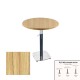Üçüz Masa Ayarlanabilir 60 cm Yuvarlak - (Werzalit, Wermodin ve Allzalit Tabla) - Coco Bolo Üçüz Masa Ayarlanabilir 60 cm Yuvarlak - (Werzalit, Wermodin ve Allzalit Tabla) - Coco Bolo