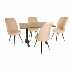 Çipa Laminat - Saray Masa Takımı - Krem Çipa Laminat - Saray Masa Takımı - Krem